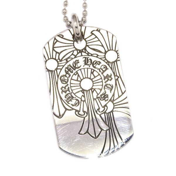 クロムハーツ ドッグタグゴッドブレスザワールド DogTag CH Crosses chdt015[3]