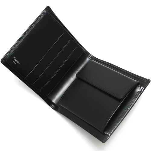 カルティエコピー カルティエ 二つ折財布 パシャ 【PASHA】 ブラック L3000137 メンズ[2]