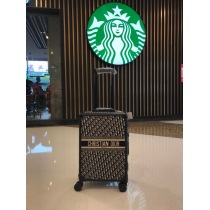 ディオール スーツケース コピー 重ね刺繍キャンバス 33L 20022201