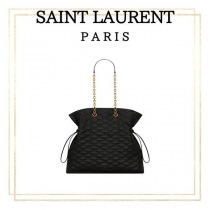 【カラバリ豊富】サンローラン 偽物 POCHON キルティング バッグ 7424401EL071000