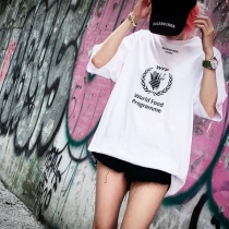 バレンシアガ/バレンシアガ tシャツ ワールドフードプログラム 2色 20050719