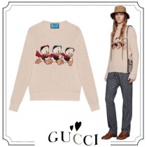 グッチxディズニー ドナルドダック コピー ニット セーター コピー 21040621