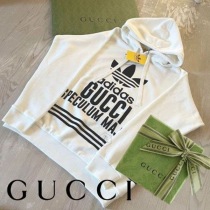 アディダス x グッチ フード付き スウェットシャツ717427 XJEXK 9095