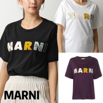 マルニ 半袖 Tシャツ コピー THJEL32ES1 TCY68 ロゴT