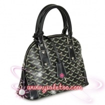 ゴヤールコピー　ハンドバッグ　レディース　ブラック/グリーン GYB0008