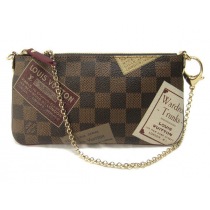 激安コピールイヴィトン ダミエ　ポーチ　ポシェットミラMM　エベヌ　ラベルプリント　N63080
