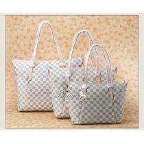 ルイヴィトンコピーダミエ アズール ショルダーバッグ ホワイト N51263