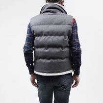 モンクレール/MONCLE ダウンベスト BASTIEN ヘザーグレー グレー系 bastien 57644 950 メンズ