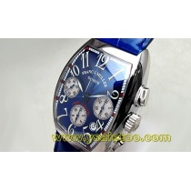 フランクミュラーFRANCK MULLERコピー トノウカーベックス クロノ 7880CCAT メンズ 自動巻き ブルー