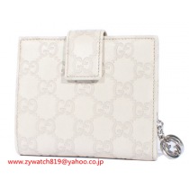 グッチスーパーコピーシマ 二つ折財布 アイボリー233022AA61N9022