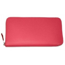 エルメス アザップ　シルクイン長財布　ブーゲンビリエ/ルージュモワイヤン　エプソン Her-31