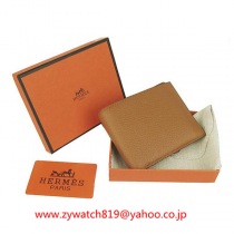エルメススーパーコピーブランド コンパクト 二つ折り財布トリヨンクレマンス ブラウン HR15339