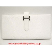 エルメス スーパーコピーブランド 財布ベアンスフレ/エプソン/ブラン(/M刻/SIL) HER-088