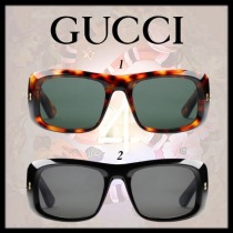 グッチGUCCI スクエアフレーム サングラス偽物 激安 アセテート 全2色 691347J07401012