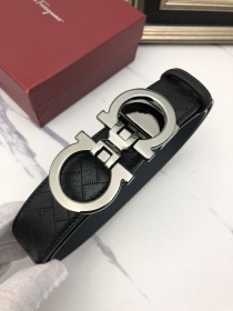 サルヴァトーレ フェラガモ Salvatore Ferragamo ガンチーニ レザー ビジネス リバーシブル ベルトコピー [メンズ] 678783