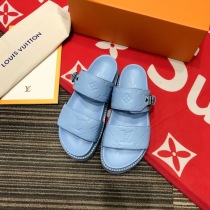 ブランドルイ・ヴィトンスーパーコピー 厚底エンボス加工クラシック老眼スリッパ AB5562-4
