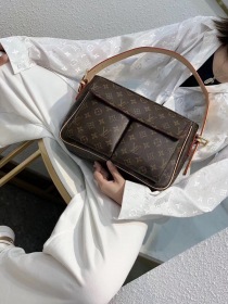 2023カラーチェンジングイエローレザールイヴィトンコピーキャメルバッグ M51163