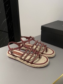 シャネルスーパーコピー入荷赤サンダル通販 219956