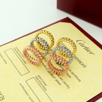 人気スーパーコピージュエリーカルティエの新しいダイヤモンドフリーの弾丸リング 297811