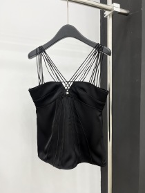 2024ブランドシャネルコピー レトロ アメリカン ストラップ キャミソール 305246