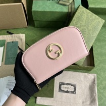 新作ブランドグッチ ブロンディ フルジップ 財布 ライトピンク 725216-1