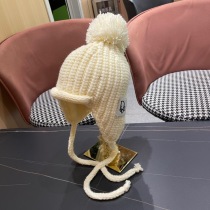 ディオール2024秋冬厚手ベルベット 暖かい耳保護ニット帽コピー通販専門店 70708