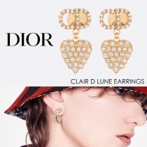 ディオール コピー クレール ディー リュヌ ピアス クリスタル ハートE1146CDLCY_D301