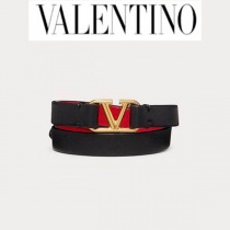 ヴァレンティノ スーパーコピー VLOGO SIGNATURE ダブルラップブレスレット★黒 21033131