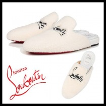 クリスチャン・ルブタン Navy Coolito Donna テリー ミュール 偽物3210973WH43