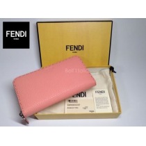 ☆フェンディスーパーコピー☆ラウンドジップ長財布SELLERIA☆ピーチ☆
