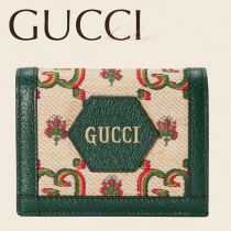 グッチ 100周年 財布 偽物カードケース ウォレット ロゴ 新作 送料込 676297UMBAG9665